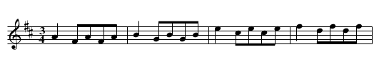 Rußbacher Tänze - staff notation