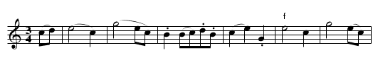 Russell Waltz,The. CJF.222 - staff notation