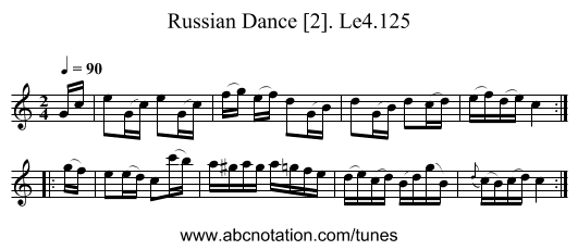 Abc Russian Dance 2 Le4 125 Tunearch Org Wiki Russian Dance 2