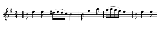 Russian Medley - staff notation