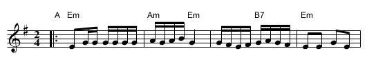 Russian Sher (Abe Schwartz) - staff notation