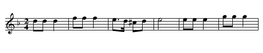 Russian Sher Traditional tune 2 - staff notation
