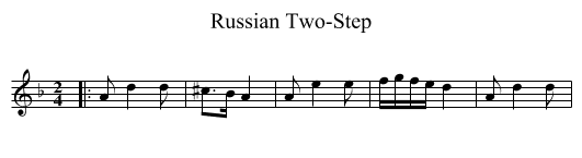 Russian Two-Step - staff notation