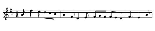 Rustic Reel - staff notation