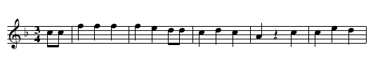 Rusty Cold Farmer, The  - staff notation