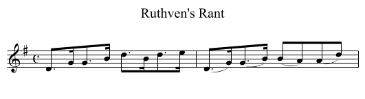 Ruthven's Rant - staff notation