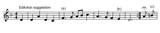 RVW2/1/109 The London Prentice - staff notation