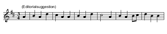 RVW2/1/136 Stockings and Gown - staff notation
