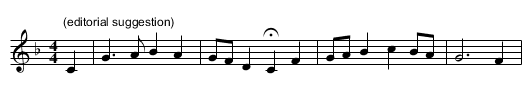 RVW2/1/141 Cold Blows the Wind - staff notation