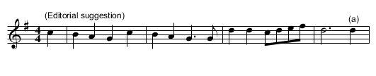 RVW2/1/167 Christ Made a Trance - staff notation