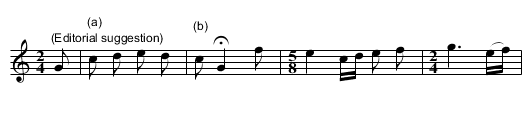 RVW2/1/188 Three Jolly Butchers - staff notation