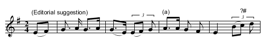RVW2/1/190 Loss Of The London - staff notation