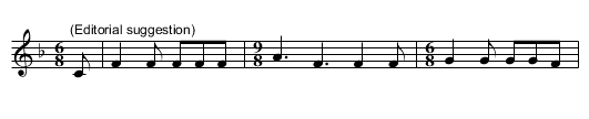 RVW2/1/196 When Jones' Ale Was New - staff notation