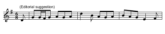 RVW2/1/213 Foggy Dew - staff notation