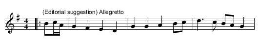 RVW2/1/80 Just As The Tide Was Flowing (3 of 6) - staff notation