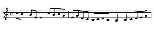 Ryan's Dream, Paddy - staff notation