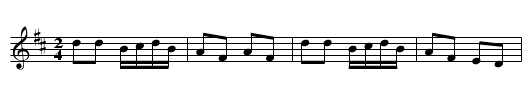 Ryan's Polka - staff notation