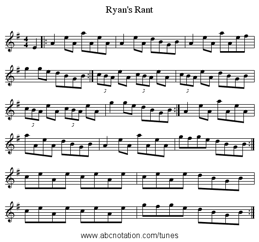 Ryan's Rant - staff notation