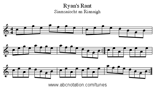 Ryan's Rant - staff notation