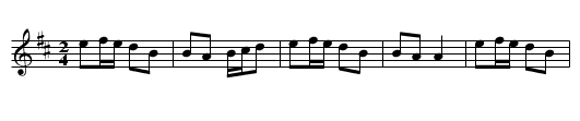 Ryan's, Sean - staff notation