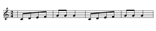 S IST EIN MANN IN BRUNN GEFALLN - staff notation