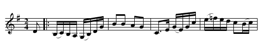 Säbb Jons Gånglåt - staff notation