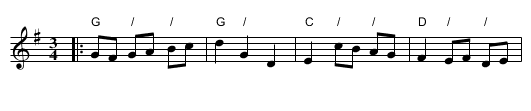 Sabina - staff notation
