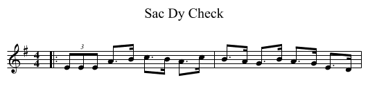 Sac Dy Check - staff notation
