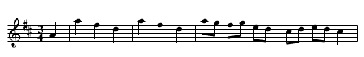 Sackett's - staff notation