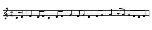 Säckpipslåt från Norra Råda - staff notation