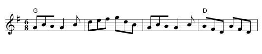 Saddle the Pony - staff notation