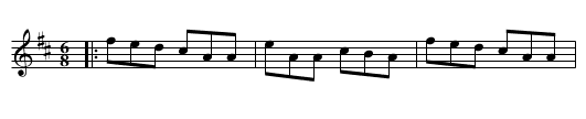 Saddle the Pony - staff notation