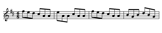 Saddle the Pony - staff notation