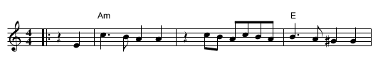 Sadegurer Khosid - staff notation