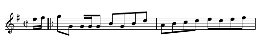 Saighdear Ruadh - staff notation