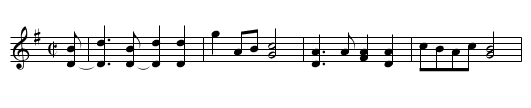 Sail away Ladies [4] - staff notation