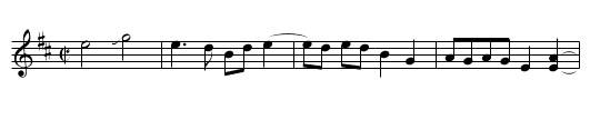 Sail away Ladies [6] - staff notation