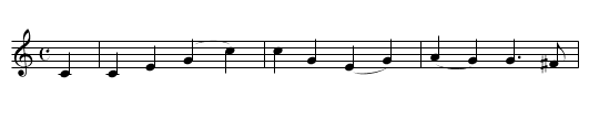 Sailor From Dover,The - staff notation