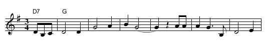 Sailor Waltz Medley - staff notation
