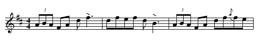 Sailor's Bonnet - staff notation