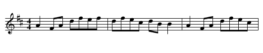 Sailor's Bonnet - staff notation