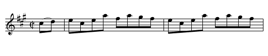 SAILOR'S HORNPIPE - staff notation