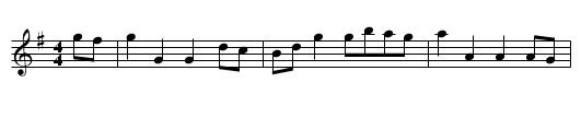 Sailors Hornpipe - staff notation