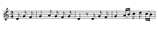 Sailor's Life, A - staff notation