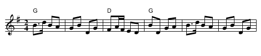 Sailor's Polka - staff notation