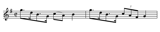 Sailor's Wife [3] - staff notation