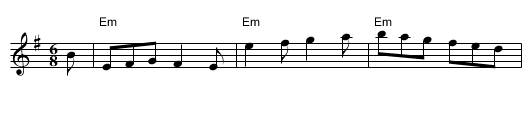 Sailor's Wife, the  - staff notation