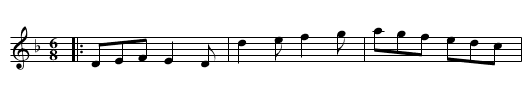 Sailor's Wife - staff notation
