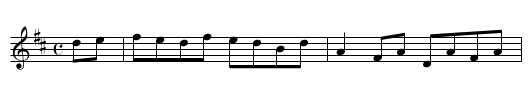 Saint Anne's - staff notation