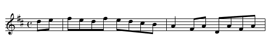 Saint Anne's - staff notation